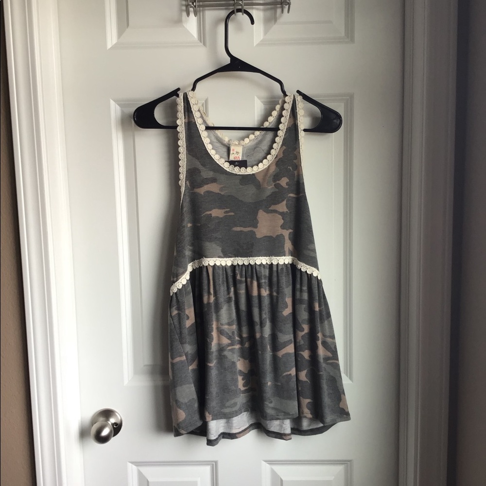 Camo tank top